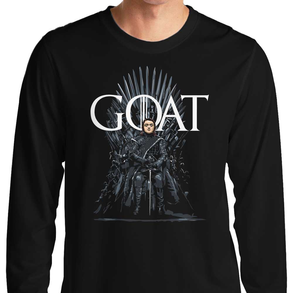 Arya the Greatest of All Time - Premium Long Sleeve Crewneck T - Shirt
