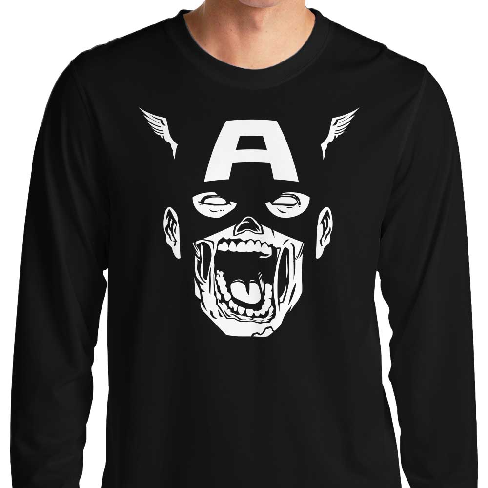 Cool Long Sleeve Zombie Captain T-Shirt for Fashion Lovers