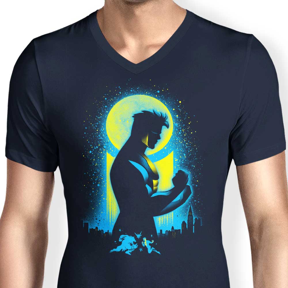 Alemaglia's Unbeatable Men's V-Neck Shirt