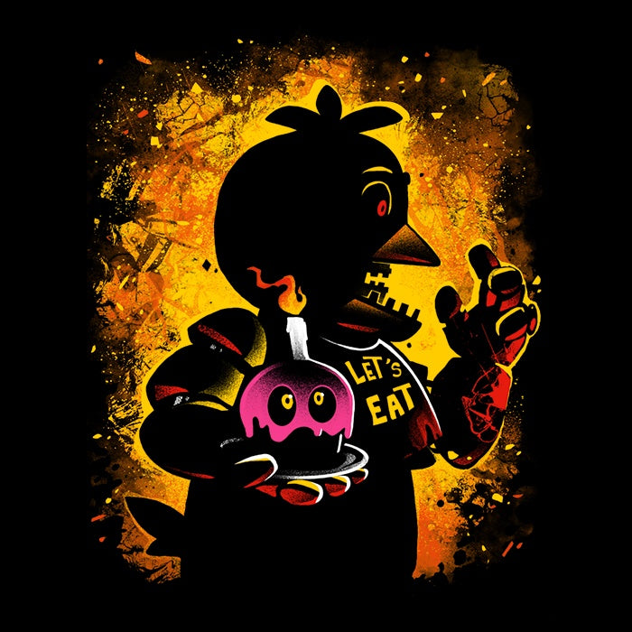 The Animated Chicken Long Sleeve Graphic T-Shirt for Casual Wear