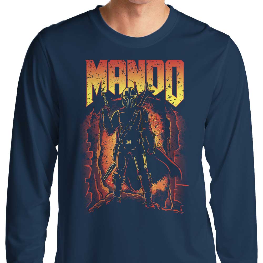 Mandoom Men's Long Sleeve Crewneck T - Shirt for All Sizes