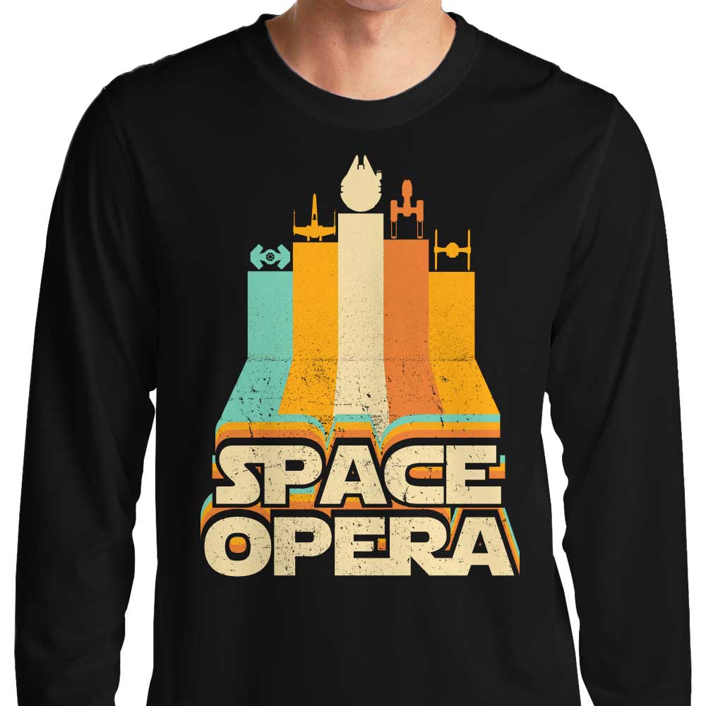 Long Sleeve Space Opera Themed T-Shirt - A Stylish Choice for Fans