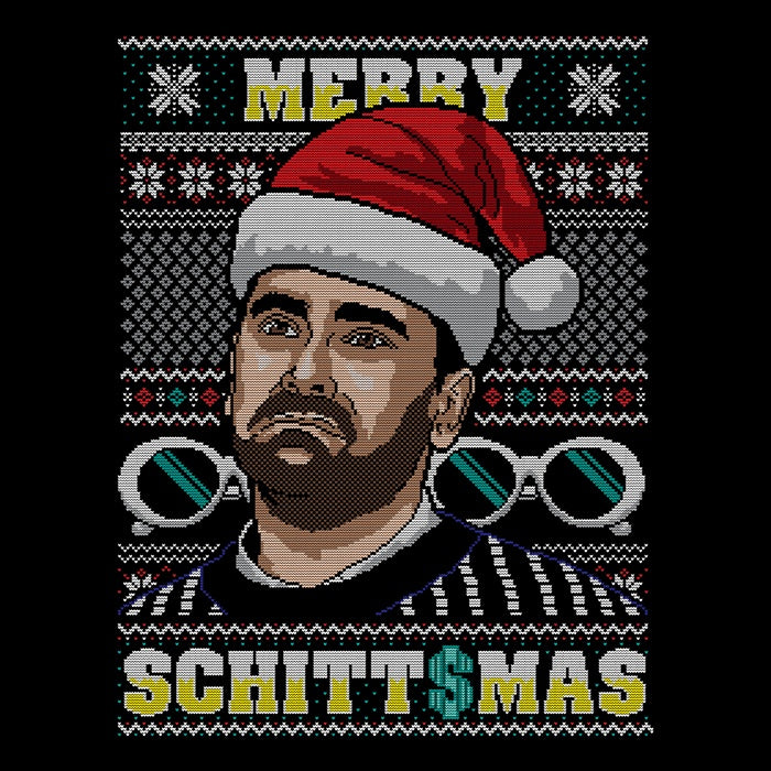 CoD Designs Merry Schmittmas Long Sleeve Crewneck T - Shirt in S to 4XL