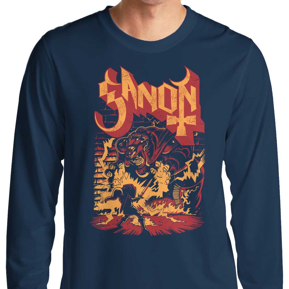 Dracula Byte's Mysterious Power and Darkness Long - Sleeve T - Shirt