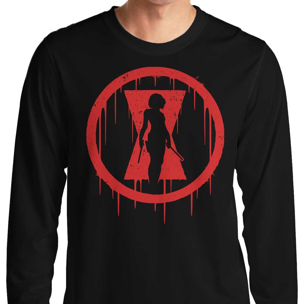 Alundrart Design Widow Long Sleeve Comfortable T-Shirt