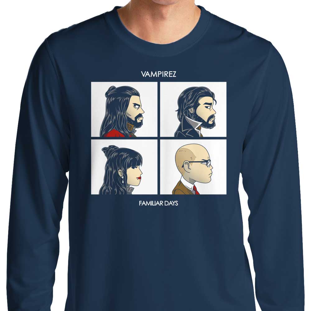 Familiar Days Classic Long Sleeve Crewneck T - Shirt for Comfortable Wear
