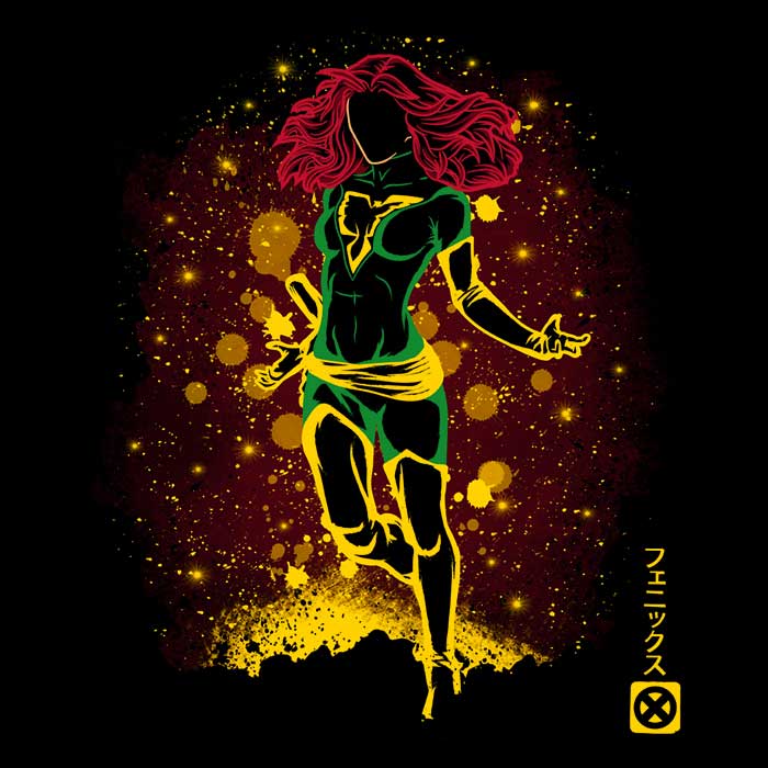 Soulkr's Fiery Phoenix Rage Long Sleeve Crewneck T - Shirt in S - 4XL