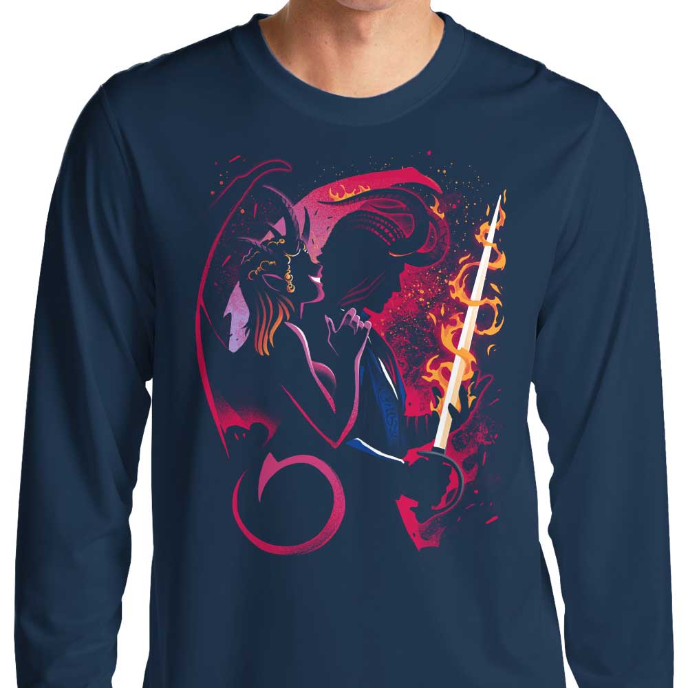 Long Sleeve T-Shirt - The Blade of Frontiers from Alemaglia