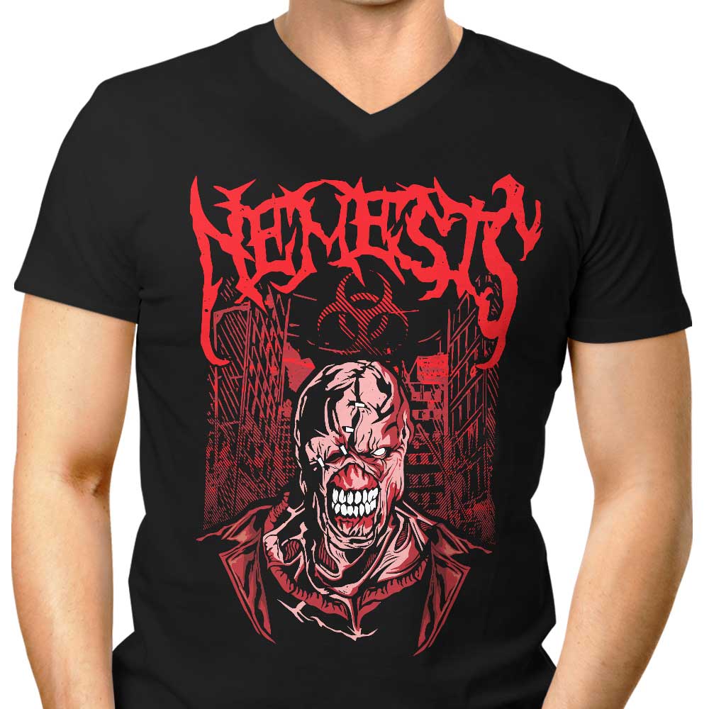 Dracula Byte's Nemesis Men's Stylish V-Neck