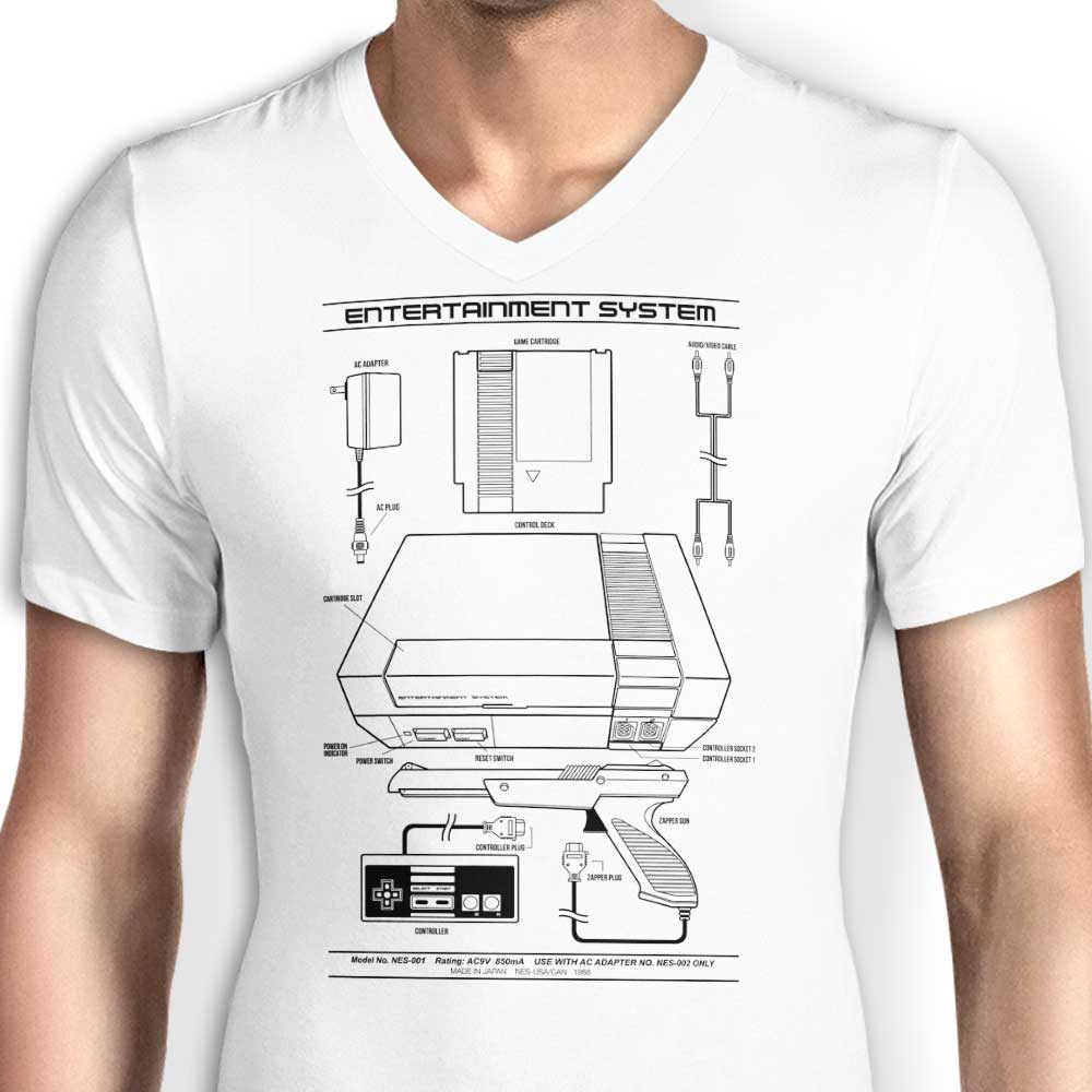 Adam Works Men's V-Neck Alternative Entertainment System