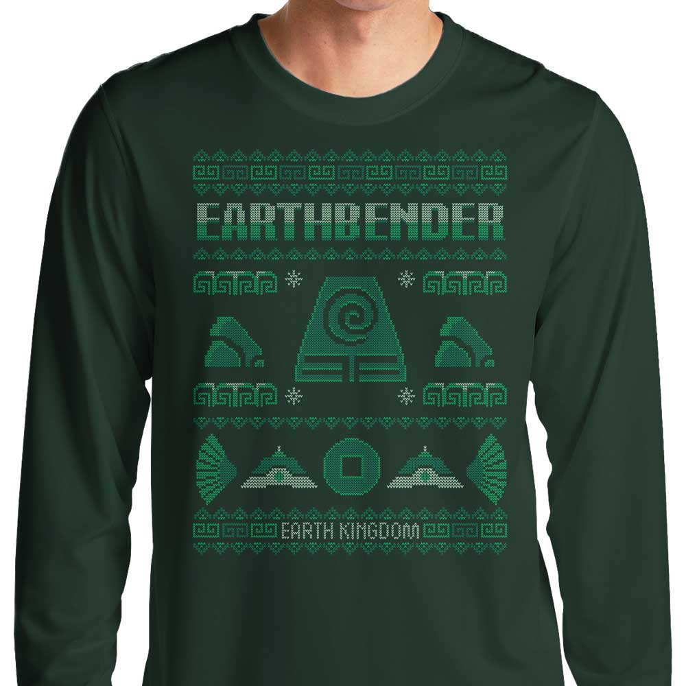 Long Sleeve Earth Kingdom Crewneck Sweater T-Shirt