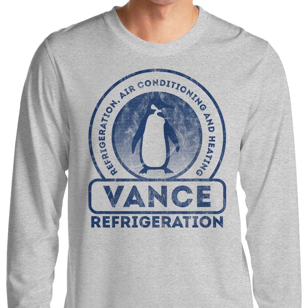 Vance Refrigeration Long Sleeve Crewneck T - Shirt for All Sizes by FanFreak