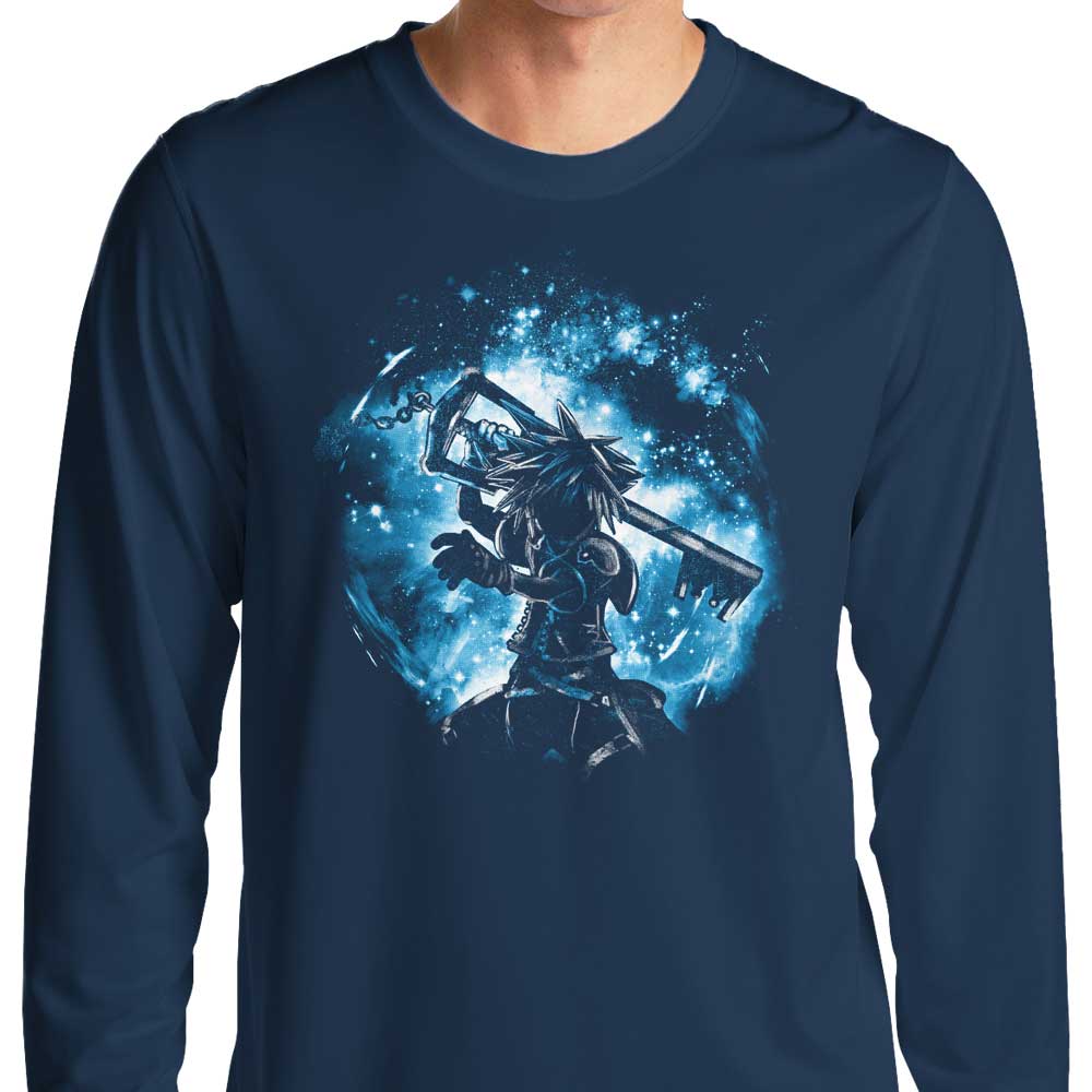 Long Sleeve Space Keyblade Themed T-Shirt for Casual Wear