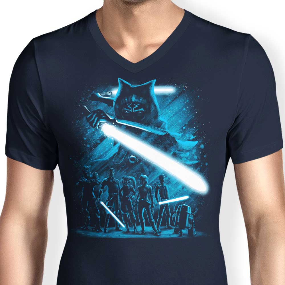 Teesgeex's Always Rebels - Stylish Men's V - Neck T - Shirt