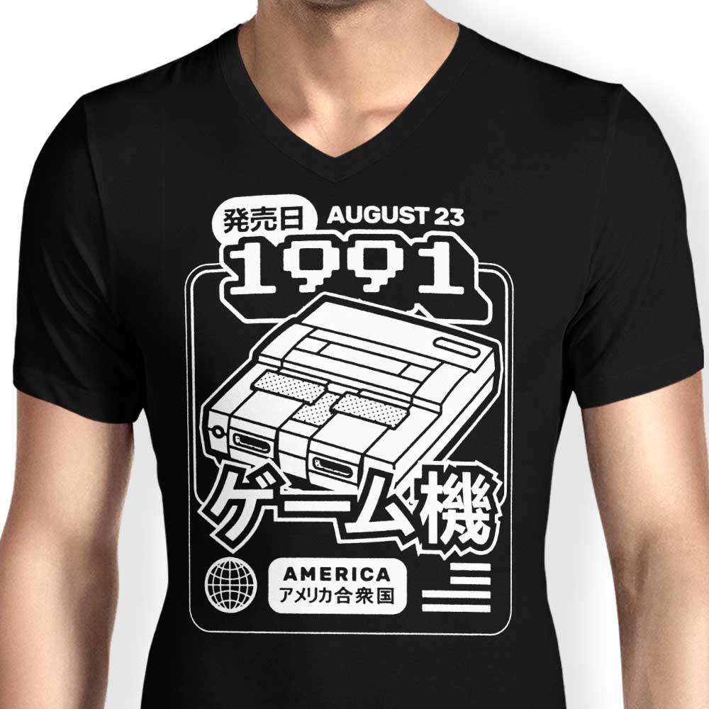 Azafran's 1991 Classic Men's V-Neck Super T-Shirt