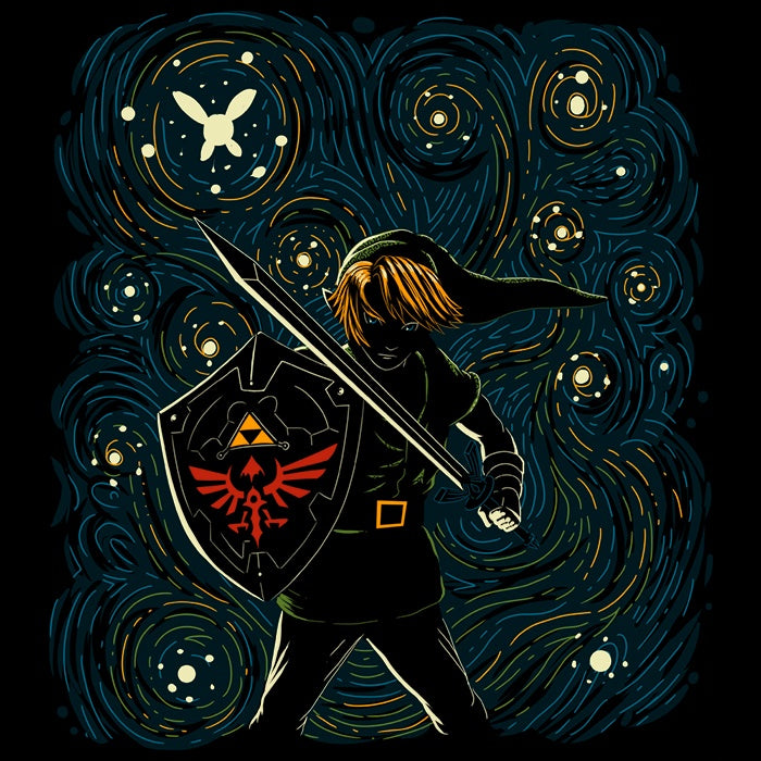 Starry Legend - Premium Long Sleeve Crewneck T - Shirt in S to 4XL Sizes