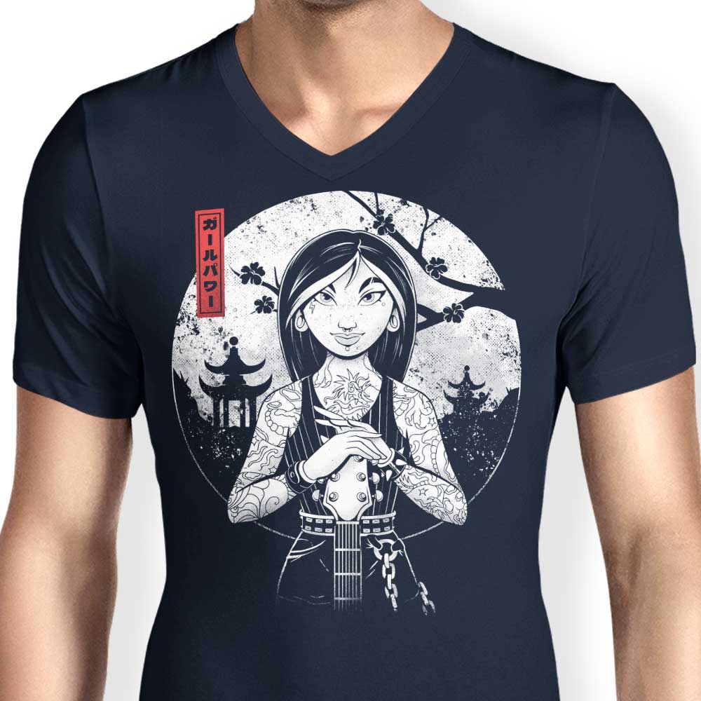 Dominate the Dynasty - Men's Stylish V-Neck Top
