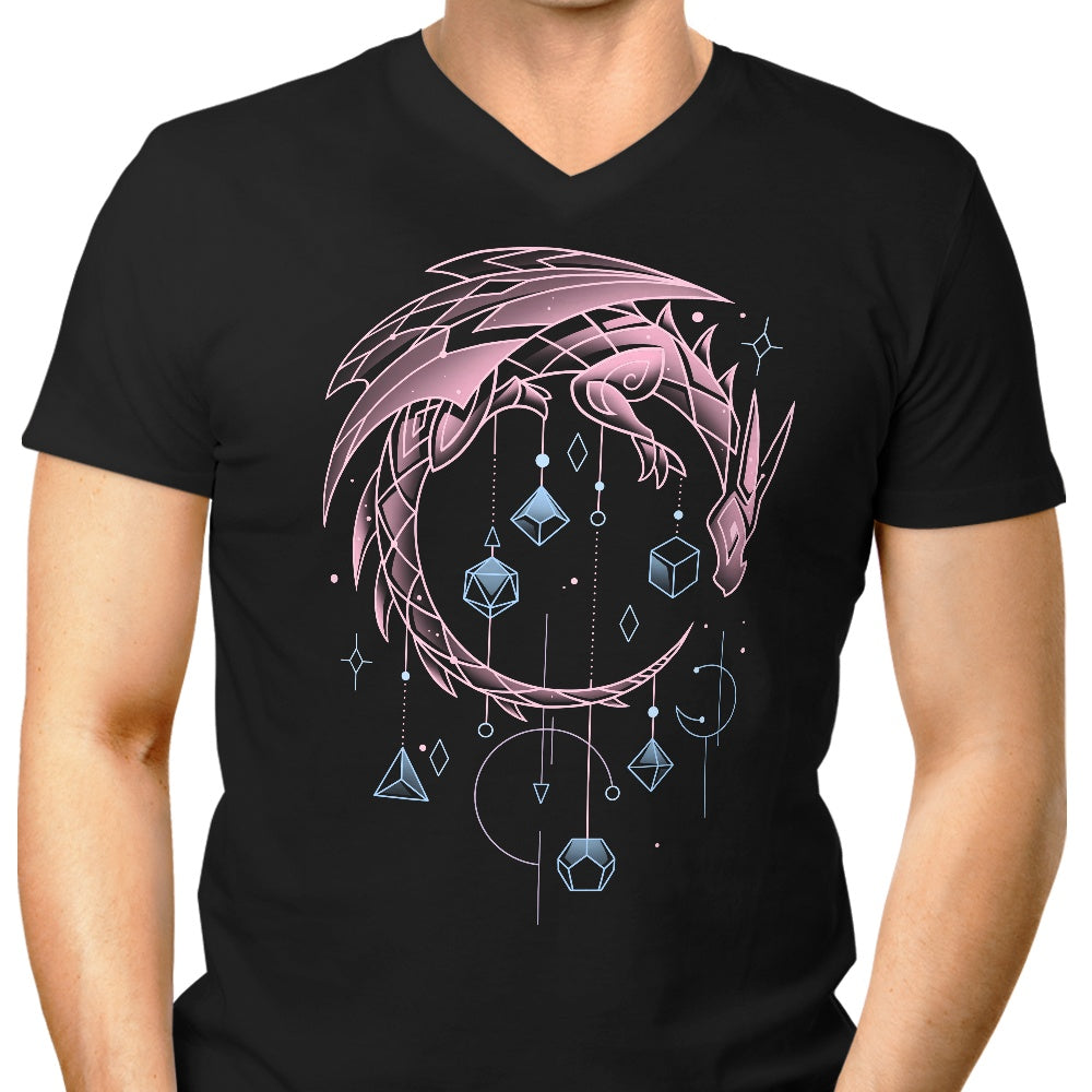 Men's V-Neck Draconic Dice Keeper - Episode II