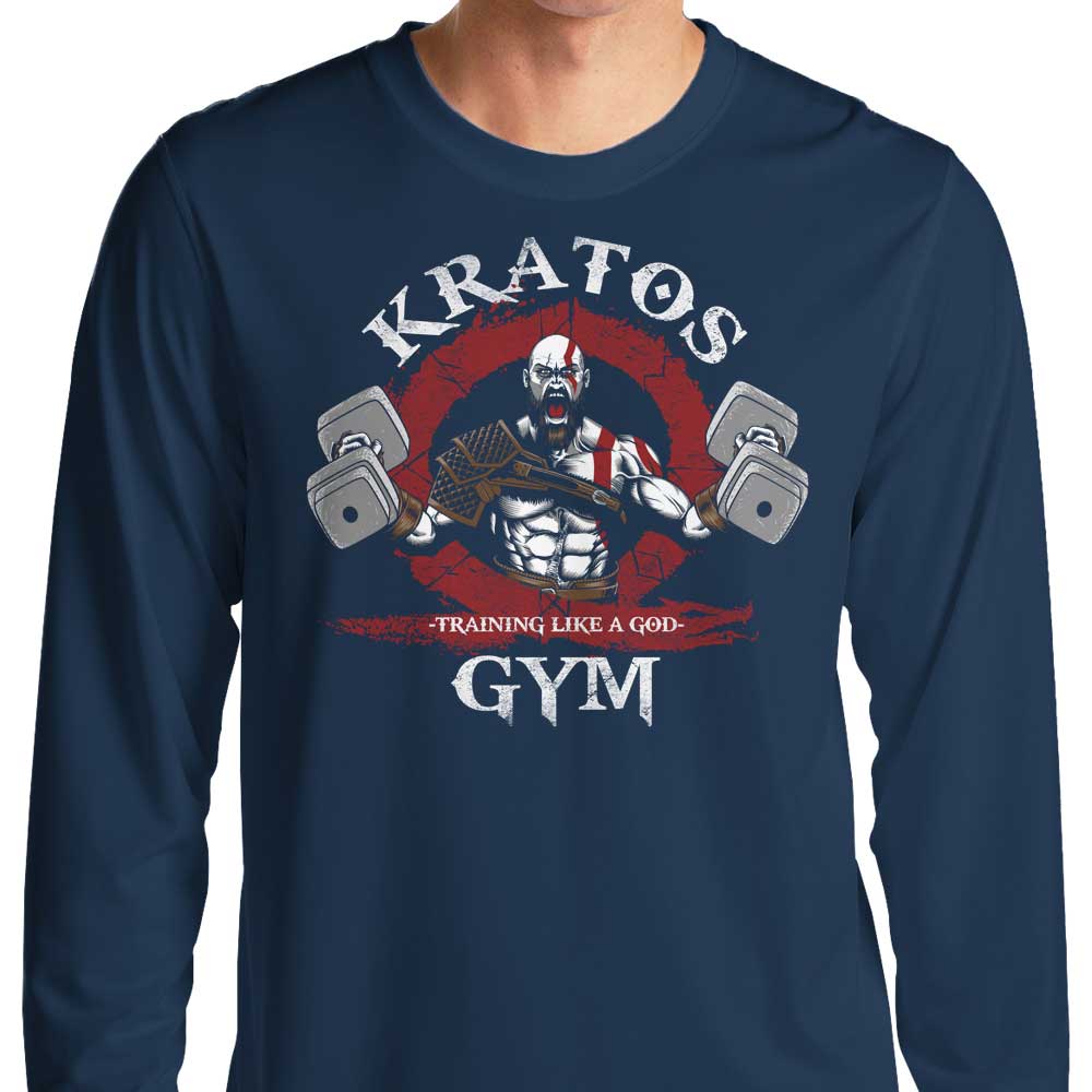 God - like Training Long - Sleeve Crewneck T - Shirt