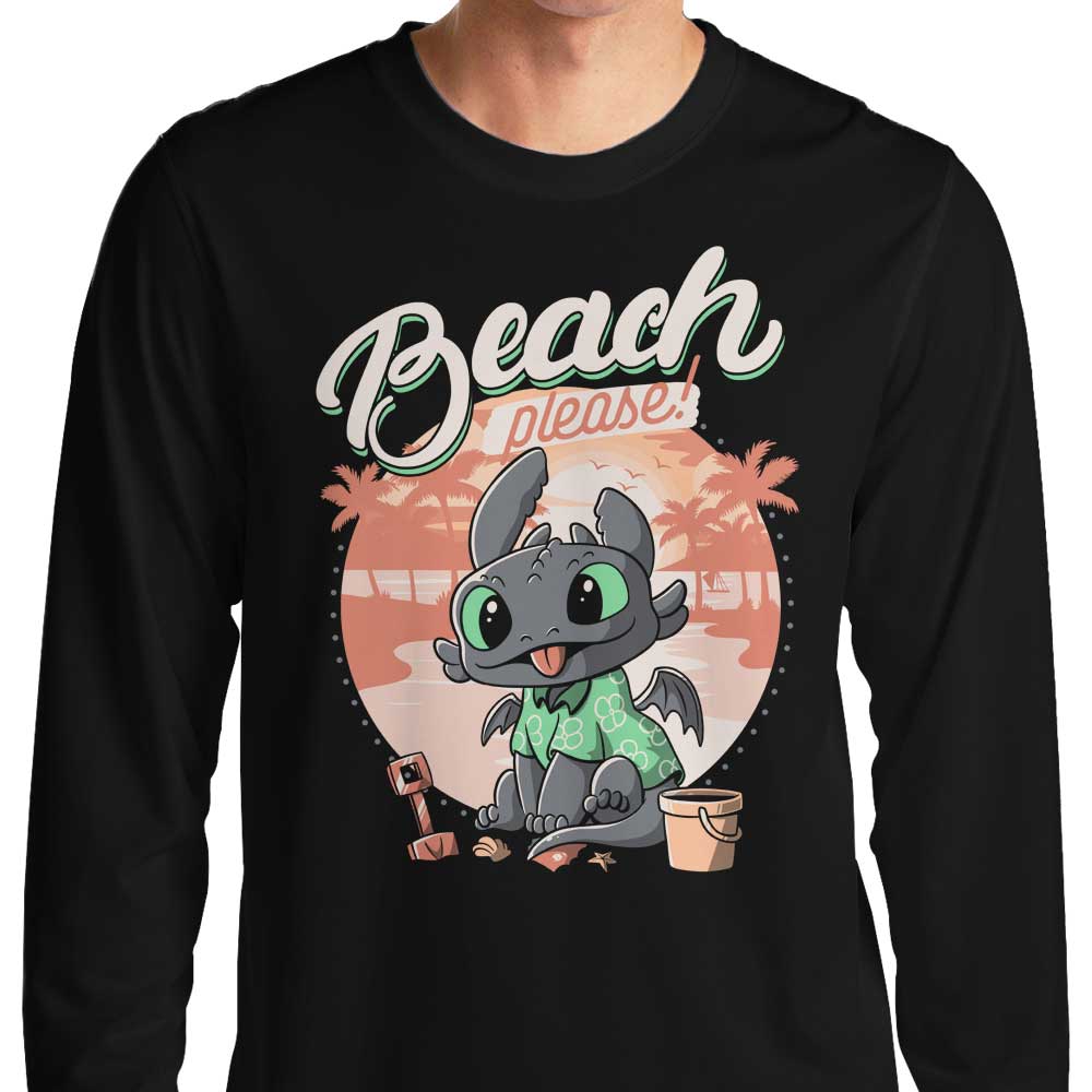 Stylish Summer Dragon Long Sleeve Crewneck T-Shirt for Men and Women