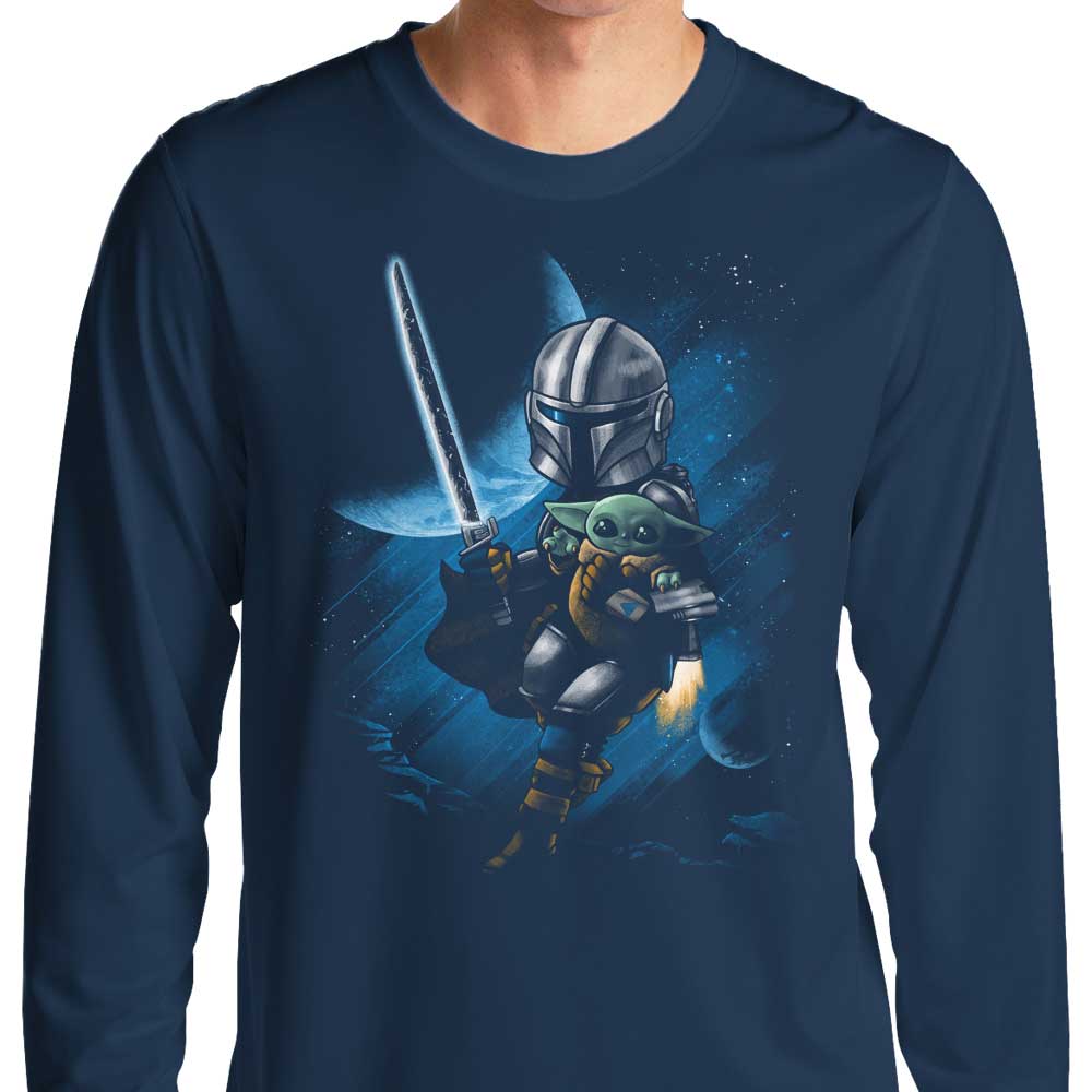 Galactic Clan Men's Long Sleeve Crewneck T - Shirt by Teesgeex