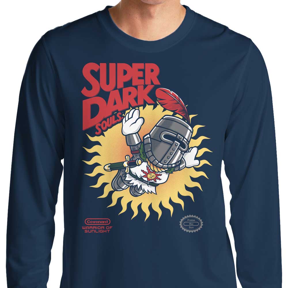 Nemons Super Dark Bros Long - Sleeve Crewneck T - Shirt in S - 4XL Sizes