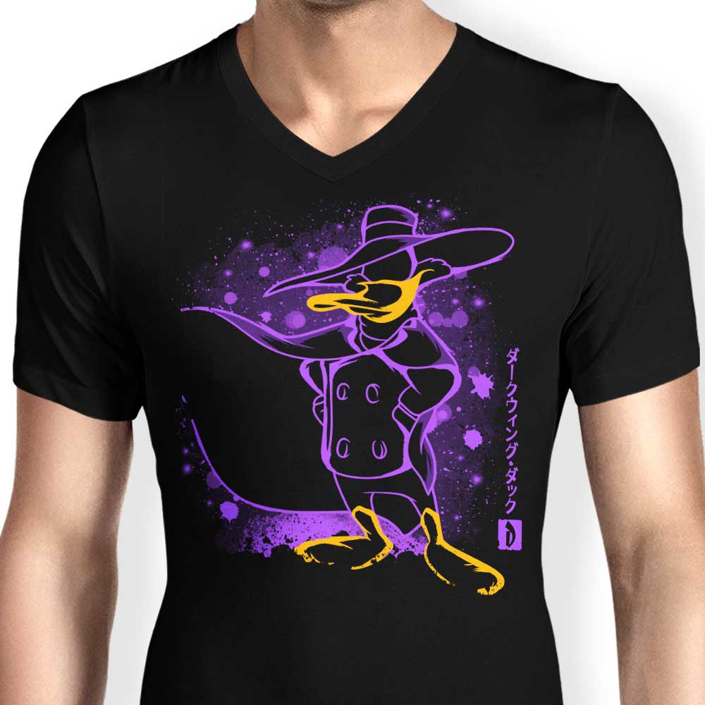 The Darkwing Men's Stylish V-Neck Shirt