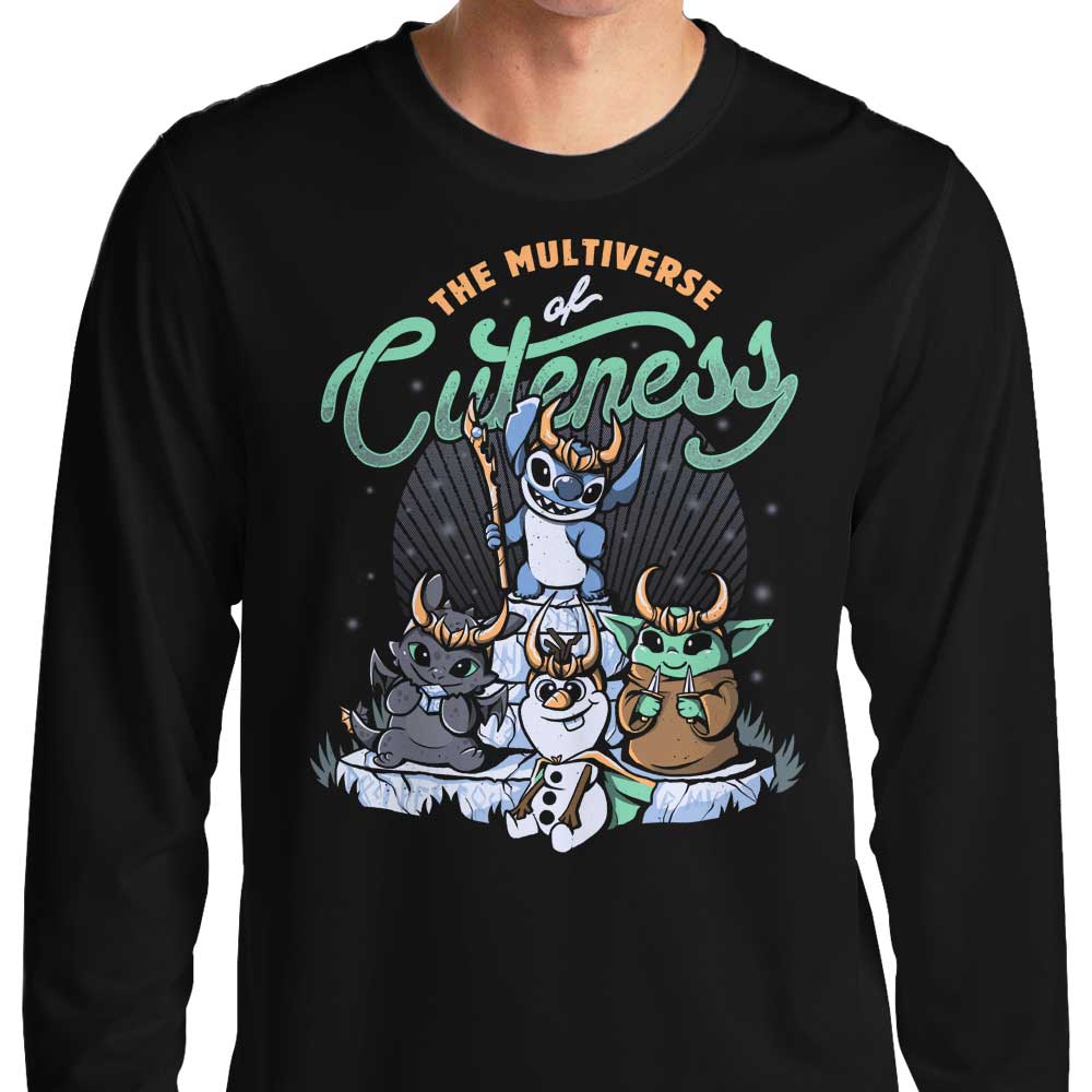 Adorable Multiverse Long Sleeve Crewneck T - Shirt for All Sizes