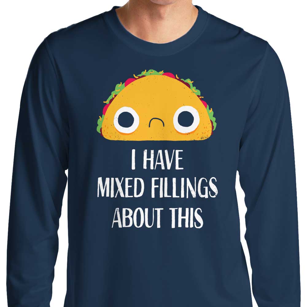 Diverse Fillings Long Sleeve Crewneck T-Shirt for All Sizes