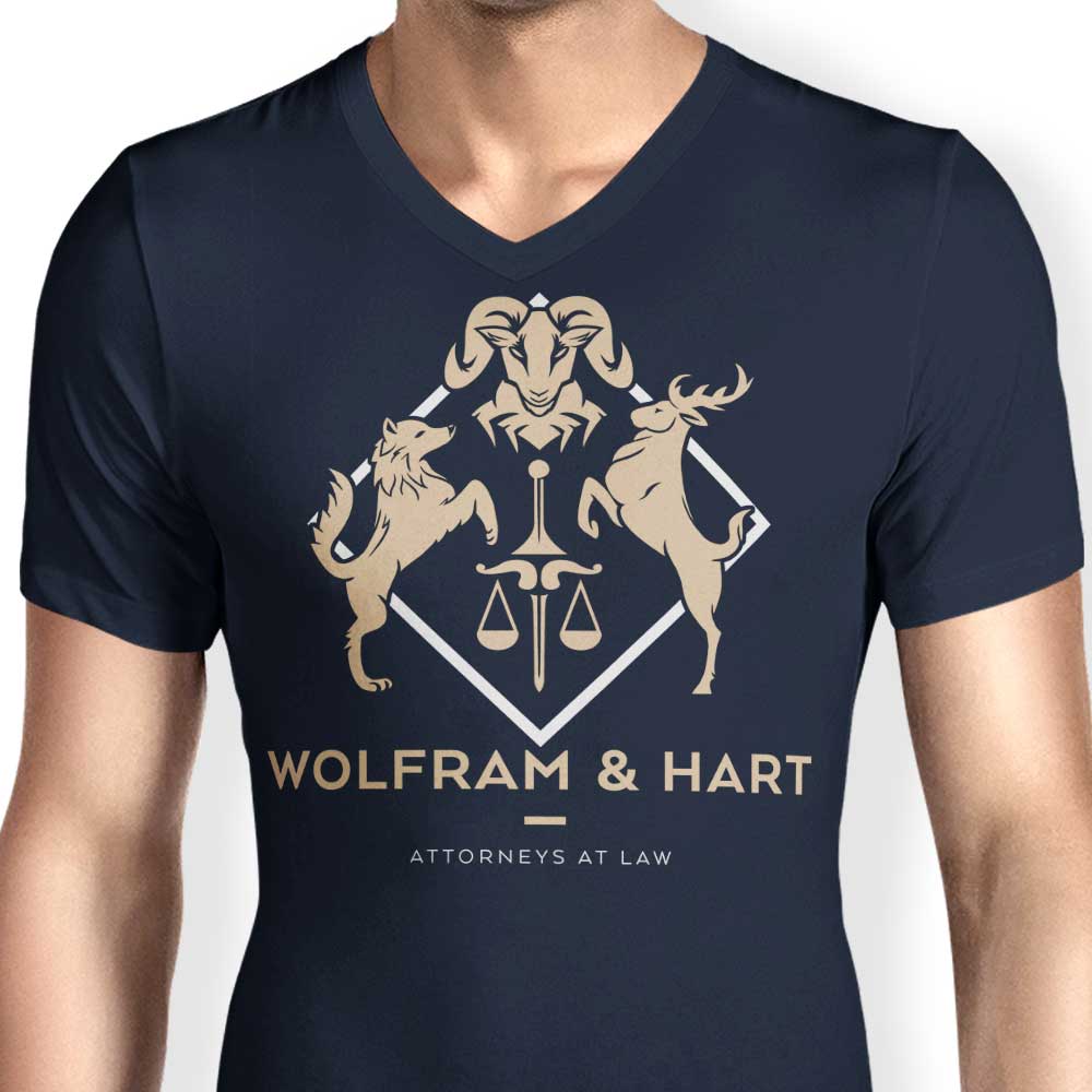 Men's Stylish V-Neck Attorneys at Law Apparel