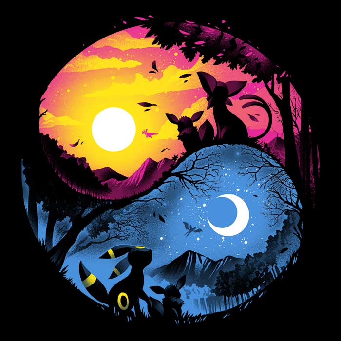 Alemaglia's Day-Night Long Sleeve Evolution T-Shirt