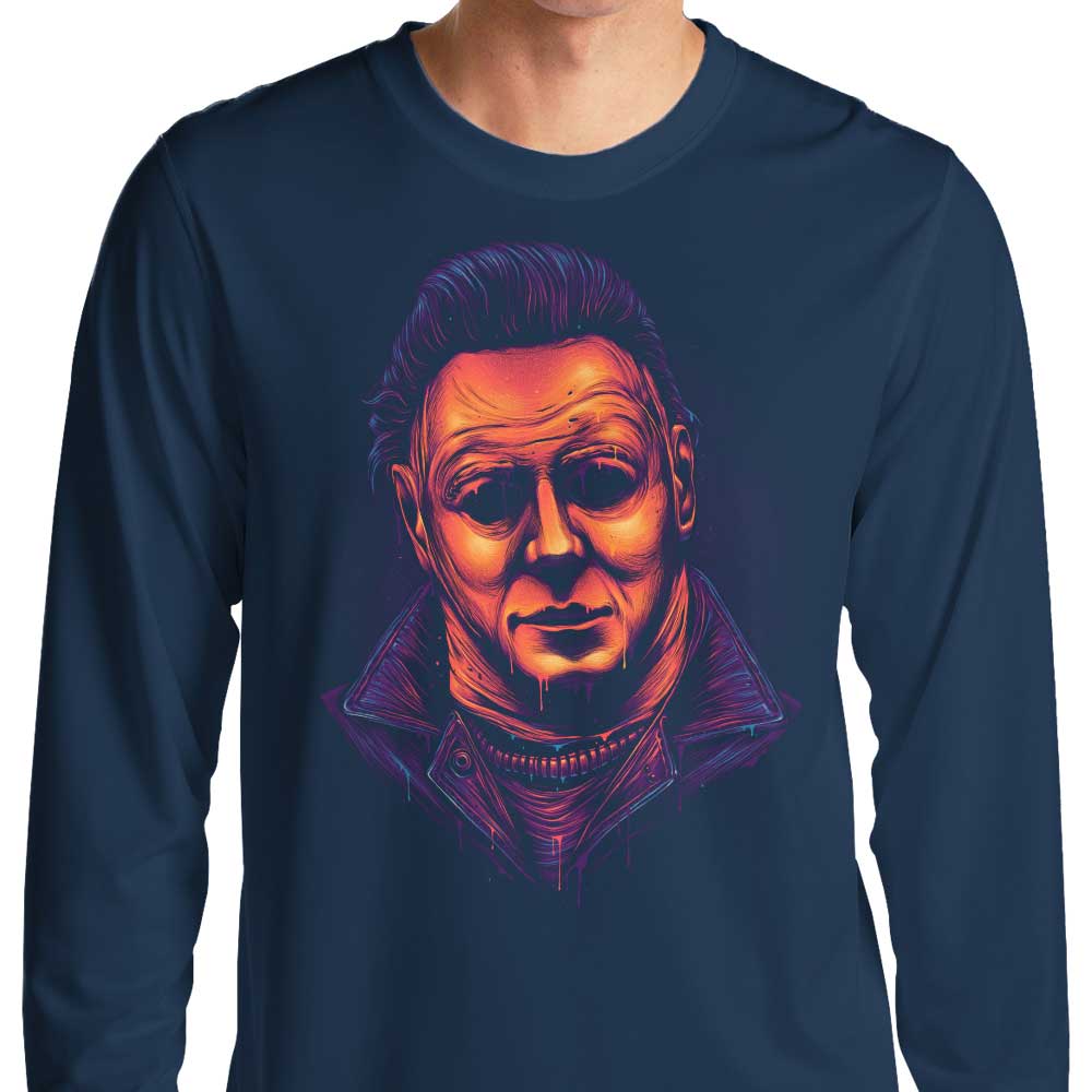 Long Sleeve Glowing Slasher Graphic T-Shirt