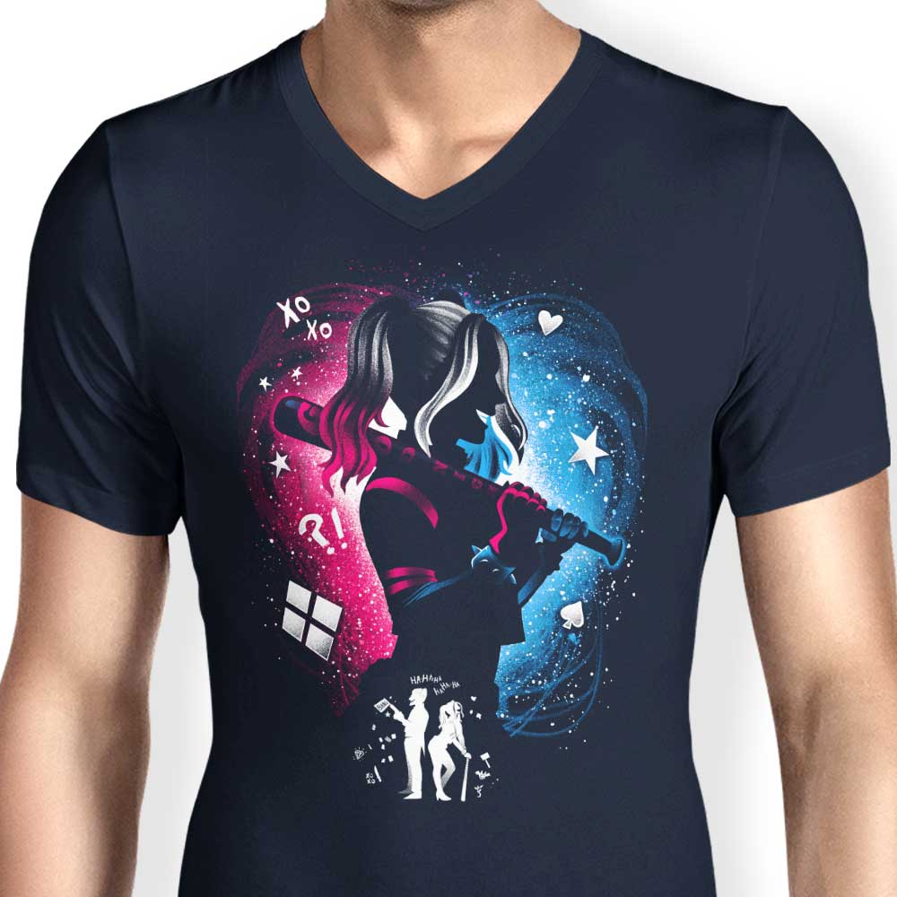 Men's Fashionable V-Neck T-Shirt - You're My Puddin'