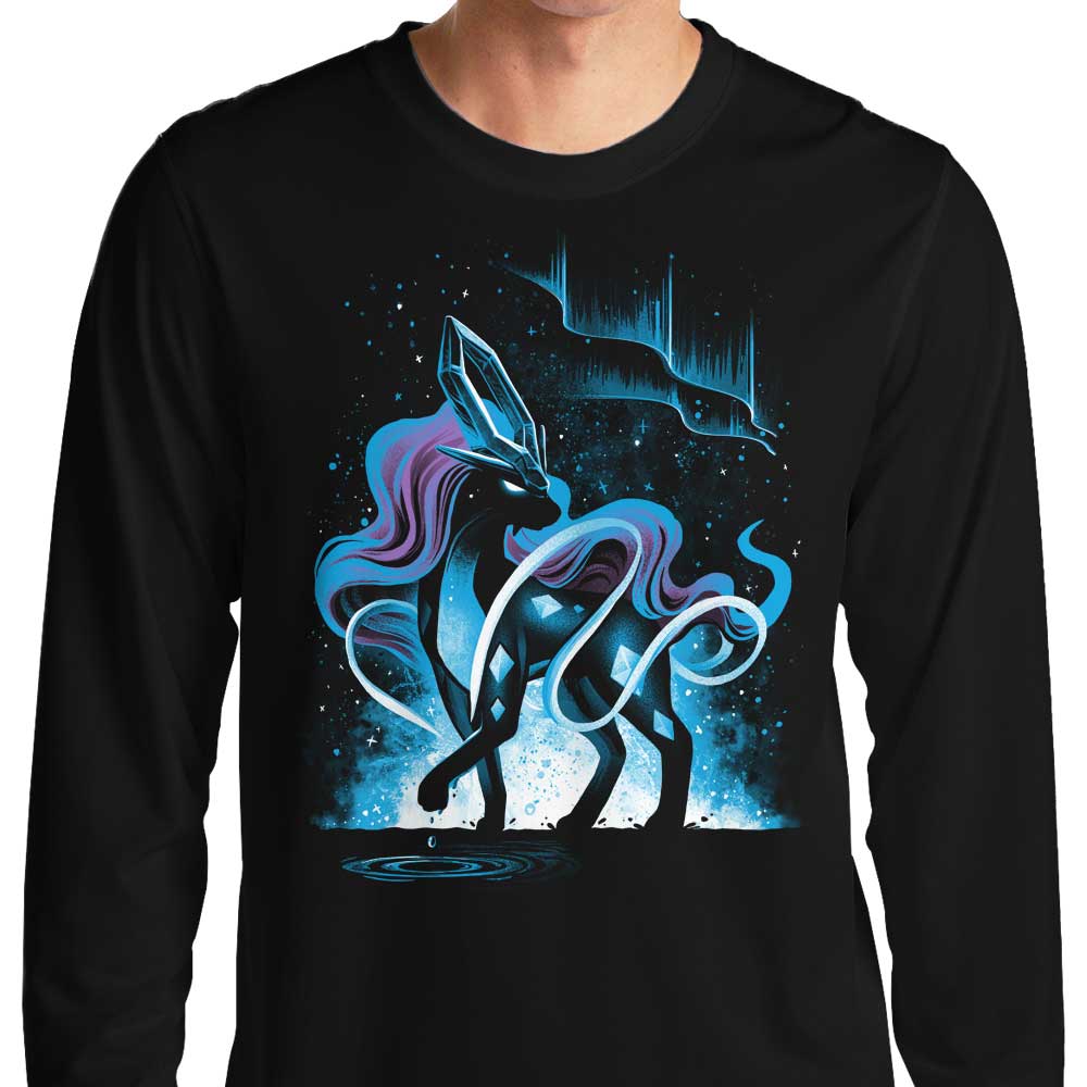 Pure Crystal Beast Design - Long Sleeve T-Shirt for Fashion Lovers