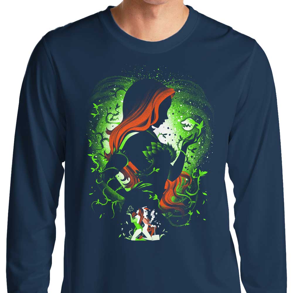 Alemaglia Poison Green Long Sleeve Crewneck T-Shirt - Comfortable Cotton Blend