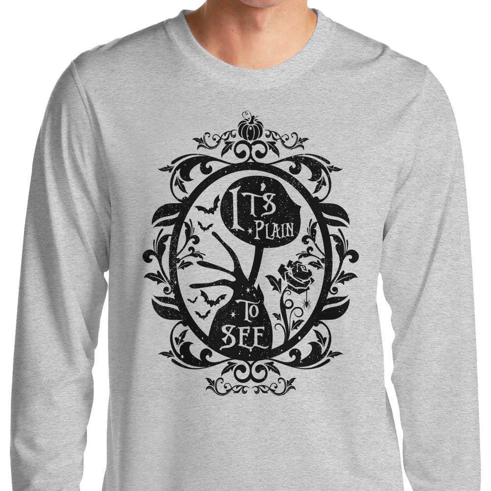 Jonathan Berger's Plain to See Long Sleeve Comfort T - Shirt