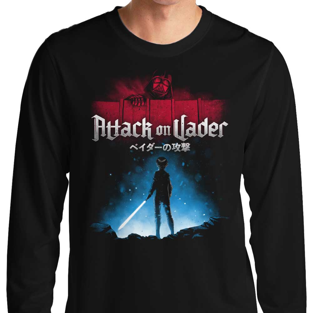 Vader Attack-themed Long Sleeve Crewneck T-Shirt for Men and Women