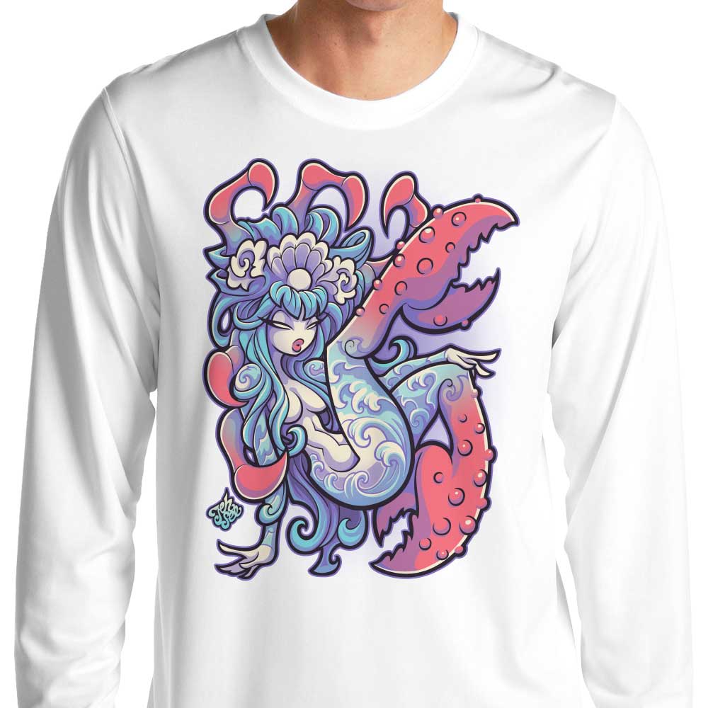 Jehsee Cancer-themed Long Sleeve Crewneck T-Shirt for Men and Women