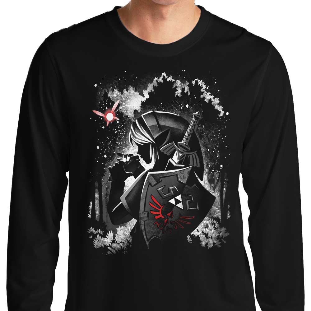 Long Sleeve 'Dark Ocarina' T-Shirt by Alemaglia