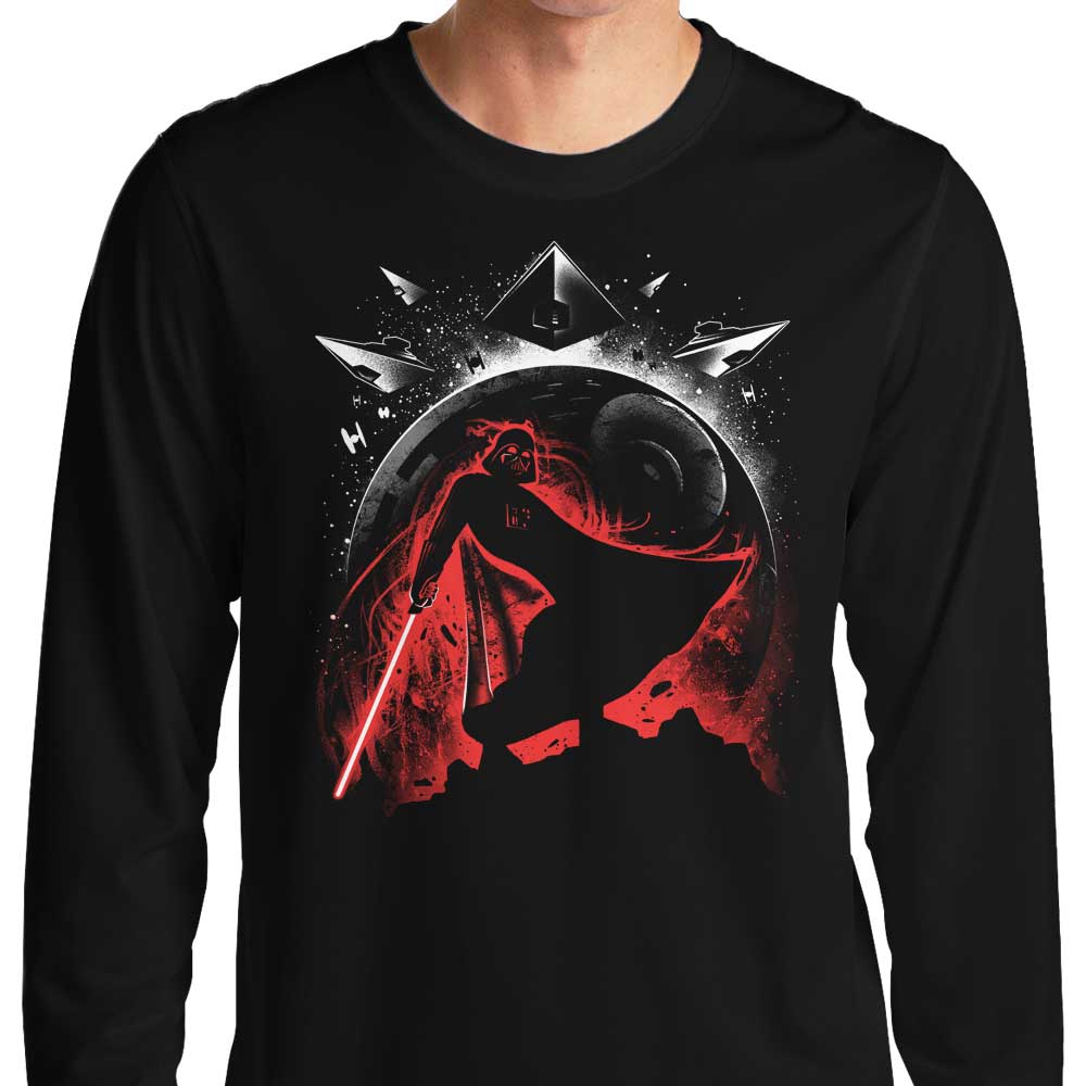 Astronomical Dark Side of the Galaxy - Men's and Women's Long Sleeve Cotton T-Shirt