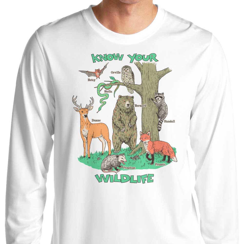 Wildlife Awareness Long Sleeve Crewneck T-Shirt
