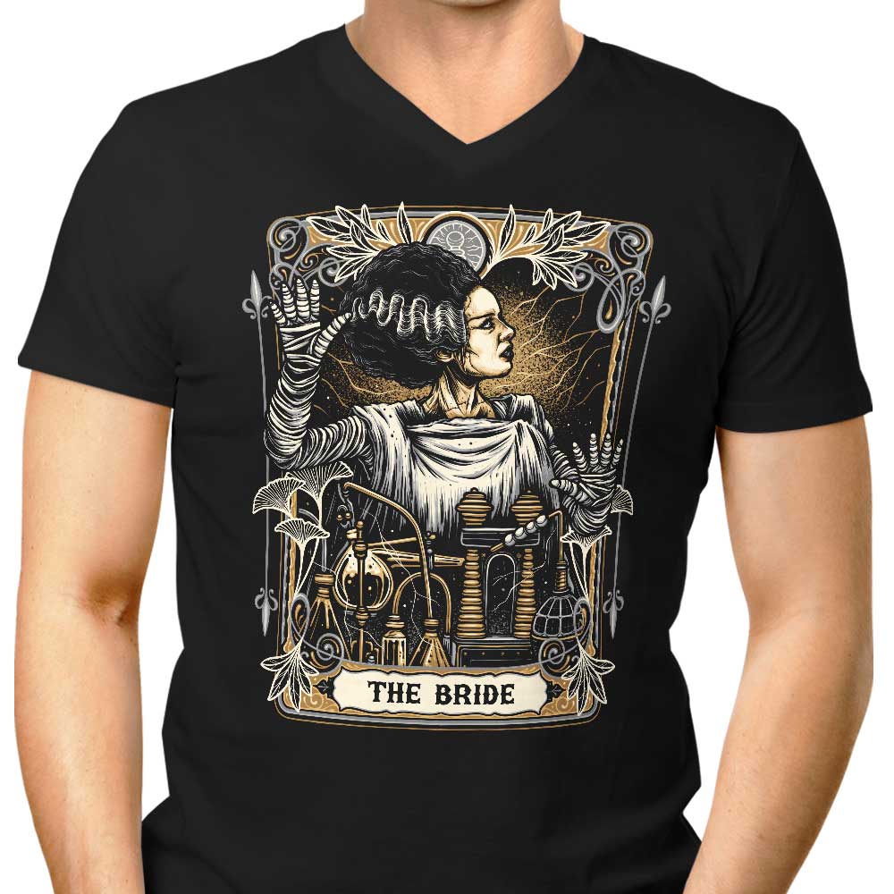 Glitchygorilla Men's Stylish V-Neck for the Bride Look