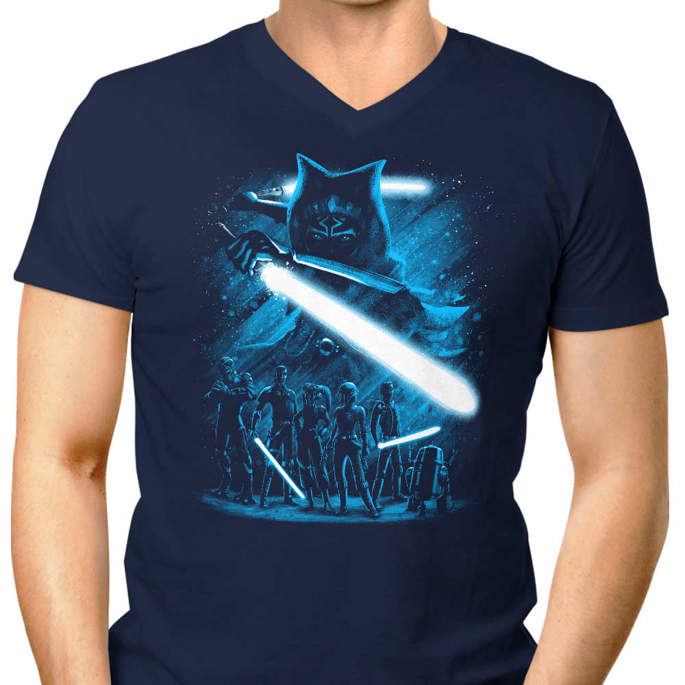 Teesgeex's Always Rebels - Stylish Men's V - Neck T - Shirt