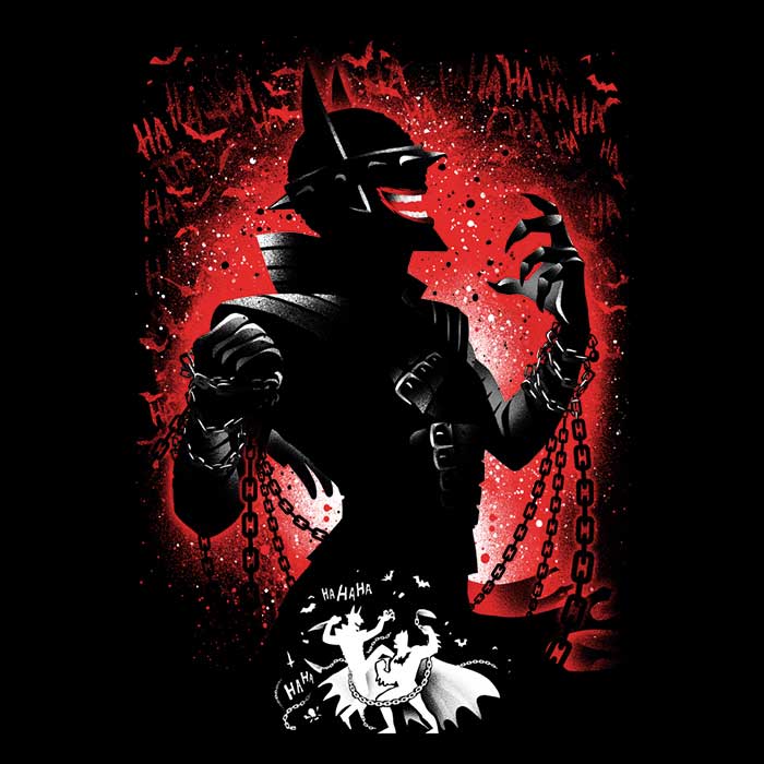 A Stylish Long Sleeve T-Shirt Featuring 'The One Who Laughs'