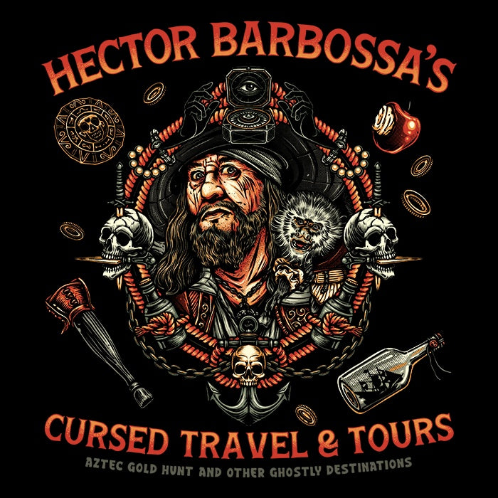 Enchanted Cursed Travel and Tours Long Sleeve Cotton T-Shirt for Casual Wear
