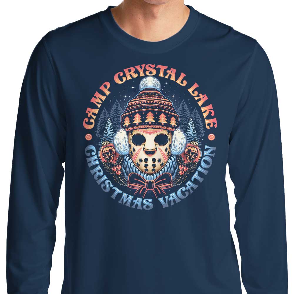 Momma Gorilla's Camp Christmas-themed Long Sleeve T-Shirt for the Festive Season