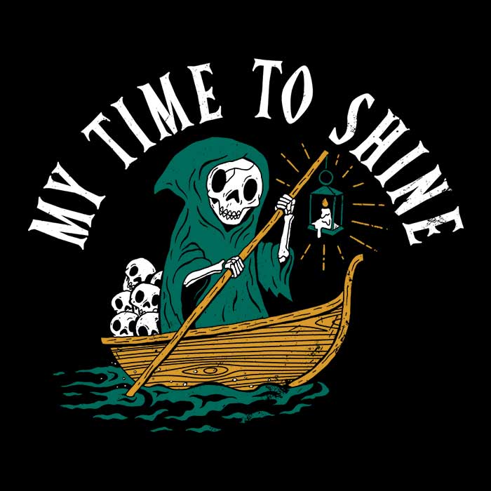 My Time to Shine - Stylish Long Sleeve Crewneck T - Shirt