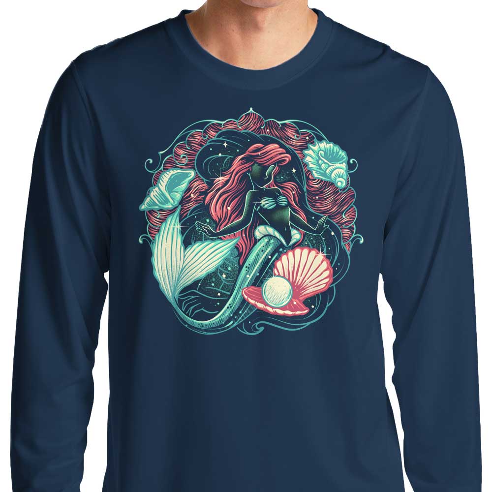 Long Sleeve 'Under the Sea of Stars' T-Shirt by Glitchygorilla