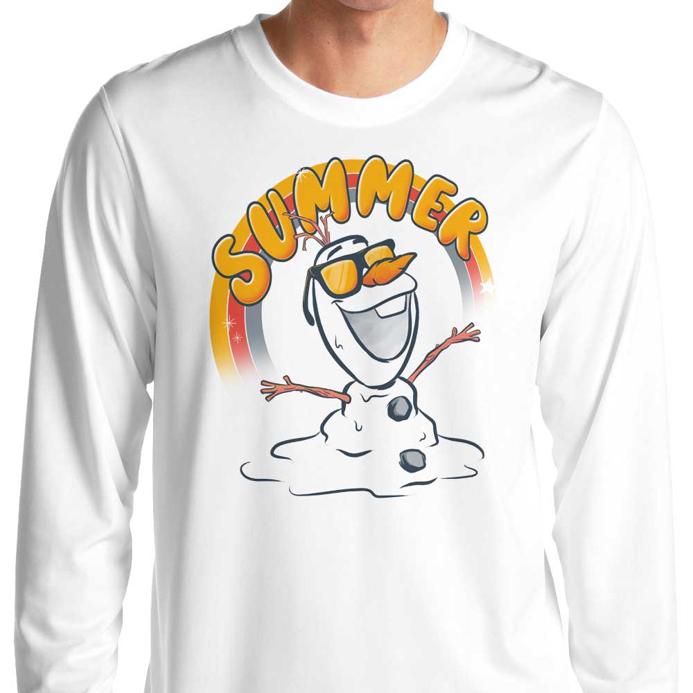 Teesgeex Melting Summer Long Sleeve Crewneck T - Shirt in S to 4XL Sizes