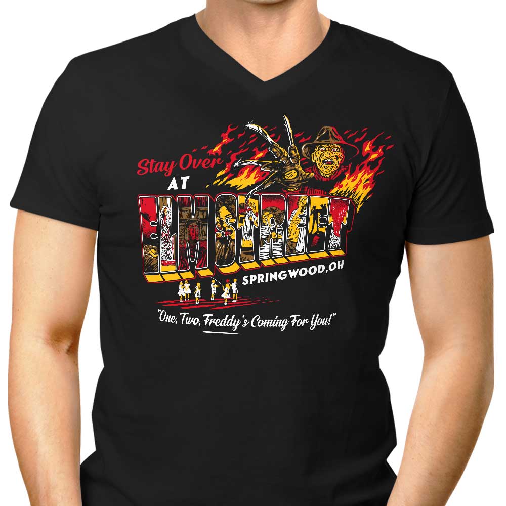 Explore Springwood - Men's Stylish V-Neck Top